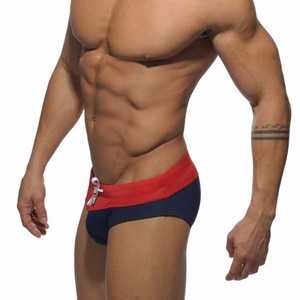 Slip de bain pour homme <span class=keywords><strong>Seobean</strong></span>, patchwork, maillot de bain, nylon, taille basse, vêtements de plage pour homme, maillots de bain et vêtements de plage - Product Image 4