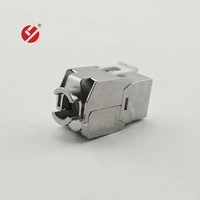 RJ45 Cat6a Cat7 Cat8 Toolless Zinc Alloy Keystone Jack