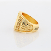 Meisterschaftsring für Herren, Roségold-Plattiertes Kupfer mit Zirkonia, GDTC-Zertifiziert, Jieding Trendiger Einlage-Ring, Geschenk für Sportfans und Partys