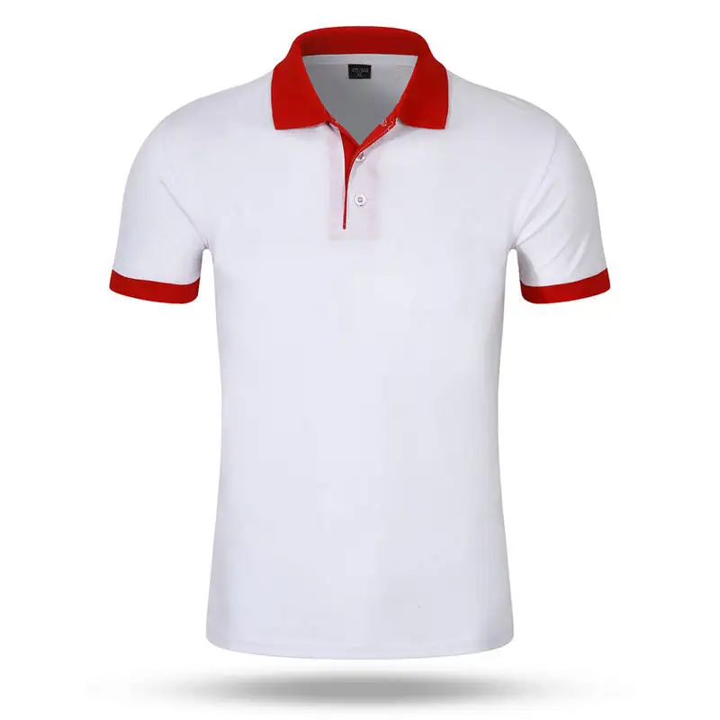 Şık tasarım en kaliteli Slim Fit Polo GÖMLEK özel Logo baskılı erkek yaka Golf tişörtü