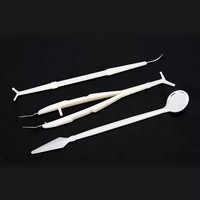 Kit d'examen dentaire stérile Haikedi, instrument de soins bucco-dentaires médical de classe I jetable, 8 pièces