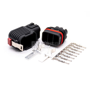 IP67 Hybrid stecker 2 8 Leistungs signals tifte Kunststoff rechtwinkliger Stecker 100A für 16 mm2 Kabel und Buchse für E-Bike - Product Image 6