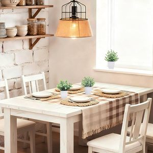 Der Rose Lot de 4 mini-plantes artificielles en eucalyptus en plastique, vertes, en pot, 2,56 pouces, respectueuses de l'environnement, décoration intérieure - Product Image 4