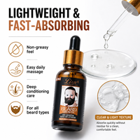 Huile Essentielle pour Barbe Prix Usine Soin de la Peau Marque Privée Sérum Naturel pour la Croissance de la Barbe Huile de Croissance Capillaire, 30ml