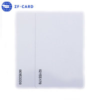 Carte RFID imprimable 13,56 MHz MIFARE(R) Classic 1K NFC, carte-clé intelligente vierge en PVC ISO14443A pour accès aux chambres d'hôtel