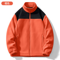 Veste polaire vintage respirante personnalisée avec logo OEM, pour sports d'hiver, vêtements de travail chauds, uniforme homme/femme, col montant
