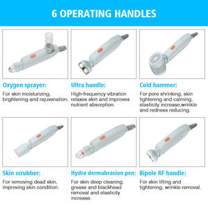 Appareil <span class=keywords><strong>de</strong></span> soin du visage hydro-facial professionnel 6 en 1 pour salon <span class=keywords><strong>de</strong></span> beauté, nettoyage en profondeur, minimisation des pores, éclaircissement <span class=keywords><strong>de</strong></span> la peau - Product Image 5
