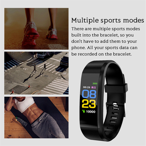 Pulsera Inteligente <span class=keywords><strong>115</strong></span> <span class=keywords><strong>Plus</strong></span> 2022, Monitor de Ritmo Cardíaco, Monitor de Presión Arterial, Monitor de Actividad Física Inteligente, <span class=keywords><strong>115</strong></span> <span class=keywords><strong>Plus</strong></span> PK 116plus, Reloj Inteligente - Product Image 5