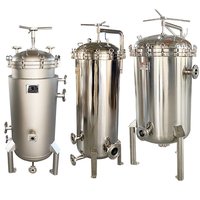 Boîtier de filtre à sac simple en acier inoxydable 304 de qualité sanitaire électro-polie 5 µm pour la filtration des produits chimiques de processus