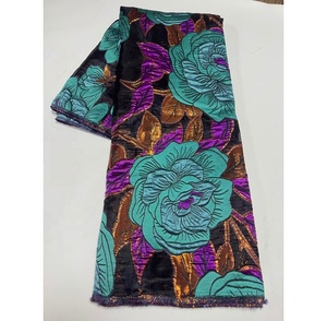 Gran Oferta: Última Colección al Por Mayor de Tela de Organza Bordada con Brocado Jacquard y Encaje para Fiestas de Mujeres Nigerianas (por Yardas) - Product Image 3