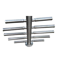Elemen Filter Cairan Logam Persegi Stainless Steel 304/316 Tahan Lama Desain Tulang Ikan Layar Kawat Wedge Lateral 90%-99%