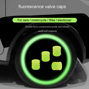 Couvre-valves de pneus universels qui brillent la nuit, adaptés aux voitures/motocyclettes, fluorescence lumineuse, capuchon de valve de <span class=keywords><strong>pneu</strong></span>, 1 pièce - Product Image 6