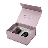 Kit de Difusor de Aromas con Forma de Flor, Ecológico y Libre de BPA, con Fibra y Madera, para Dormitorio, Sala de Estar y Estudio
