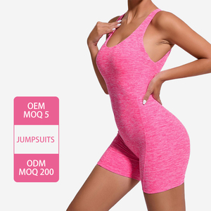 Abbigliamento sportivo sportivo ad alto <span class=keywords><strong>elastico</strong></span> per donna <span class=keywords><strong>con</strong></span> retro di bellezza have tute di sollevamento <span class=keywords><strong>con</strong></span> pantaloncini - Product Image 3