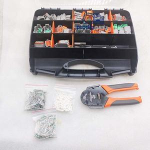 Herramientas de reparación de arneses para excavadoras DT06-2S-Kit, kits de reparación de arneses de cableado, kit de conectores, crimpadora, extractor de terminales de 2-12 pines, IP68 - Product Image 1