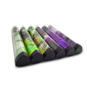 Tube de protection en PVC transparent pour TCG avec design triangulaire, logo personnalisé et surface polie pour l'affichage - Product Image 1