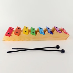 Venta al por mayor de instrumentos musicales de percusión: Piano de aluminio de 8 tonos con escalera de colores, placa de aluminio colorida. - Product Image 3