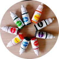 Vente chaude 10g colorant alimentaire 11 couleurs liquide ensemble colorant pour gâteau pain biscuits gâteau décoration fournisseur