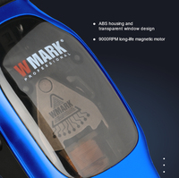 Tondeuse à cheveux professionnelle rechargeable WMARK NG-9002 avec logo personnalisé, moteur Maglev 10000 tr/min, pour usage domestique, en anglais