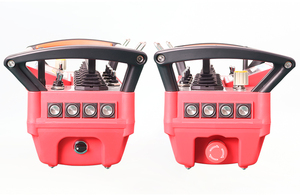 Télécommande industrielle sans fil à 8 canaux pour camion malaxeur à béton avec affichage LED et interrupteur à levier métallique - Product Image 6
