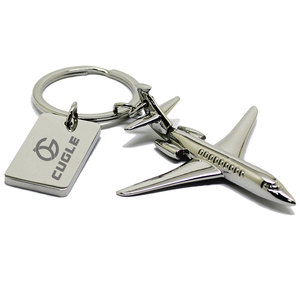 Khuyến mãi tùy chỉnh kim loại Keychain 3D laser logo hàng không máy bay không khí hình máy bay máy bay tùy chỉnh 3D Keychain - Product Image 2