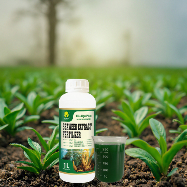Kelp Fertilizer with Seaweed Salt, Trehalose, Organic Matter & Chelated TE - Synergistic Plant Growth Booster