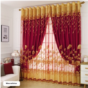 <span class=keywords><strong>2025</strong></span> cao cấp phong cách Châu Âu hai lớp dù để che nắng rèm cửa Hoa Bắc Âu thiết kế đơn giản màn cho phòng khách bao gồm nhà - Product Image 6