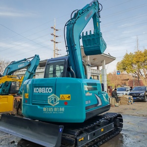 Excavadora Kobelco SK75-8 usada de alta calidad, en buen estado original, miniexcavadora de cadenas de 7 toneladas con motor Isuzu y bomba hidráulica. - Product Image 1