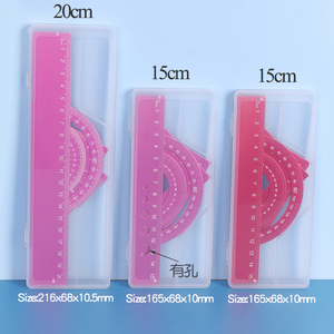 Yuzmei Hình Học Thiết Lập Với Hộp Nhựa Vẽ La Bàn Toán Học Văn Phòng Phẩm Bộ Quà Tặng Hình Học Đo Thước Bộ - Product Image 5