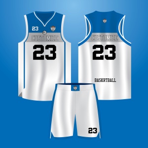Özel Tasarım Logolu Basketbol Forması Takımları Büyük Beden Nefes Alabilen File Polyester Isı Transfer Baskılı Erkek Öğrenci Basketbol - Product Image 1