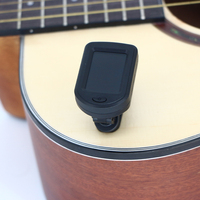 Tuner Gitar Clip-On Profesional dengan Layar LCD Akurasi Tinggi untuk Instrumen Senar Akustik, Ukulele, Bass