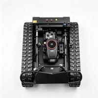 Tondeuse à gazon télécommandée, robuste, autotractée, pour terrains accidentés, pentes, vergers et parcs
