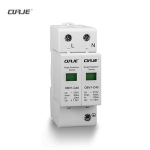 Protector de Voltaje Monofásico de 40KA, Clase C, Supresor de Picos, Supresor de Rayos T2 - Product Image 1