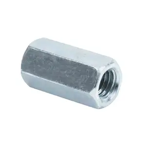 Hex ימין ויד שמאל הברגה אגוזי M3 X 5.5Mm 6Mm משושה צימוד אגוז עם אחת לעבור