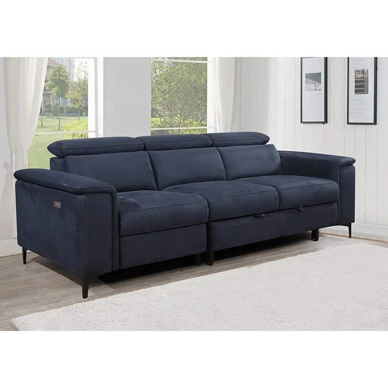 New model Functional fabric recliner corner sofa set Adjustment Multimedia function Home Sofa bed