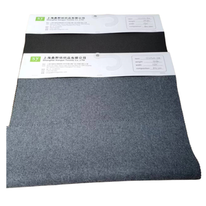 Telas mezcladas de lana pieza de nailon de lana teñida color clásico peso pesado cálido suave tela de abrigo de doble cara - Product Image 6