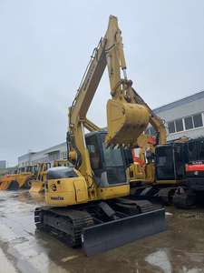 Excavadora usada original japonesa Komatsu PC78 7ton 8ton Bomba excavadora de construcción sobre orugas con motor Precio barato Construcción - Product Image 6