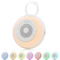 OEM machine à bruit blanc dormir portable haute fidélité sons apaisants 7 couleurs veilleuse bébé son machine minuterie