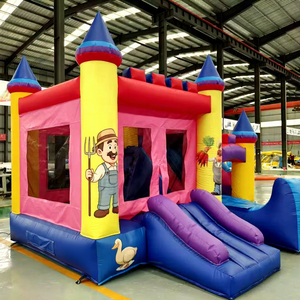 Casa de Brinco Inflable Portátil Personalizable de Grado Comercial con Temática de Granja, 100% PVC, para Niños, Juegos al Aire Libre, <span class=keywords><strong>Alquiler</strong></span> Comercial - Product Image 1