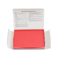 TM012 Zogar plaque de base de moulage de modélisation de matériel de laboratoire dentaire feuille de cire rouge, cire de morsure rose dentaire