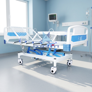 Lit d'hôpital électrique 3 fonctions pour USI, neuf, haute qualité, lit médical manuel simple 3 fonctions pour adulte - Product Image 1