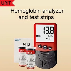 <strong>Hemoglobin</strong> test Strips and <strong>Tester</strong> URIT-12 and H12 - Product Image 1