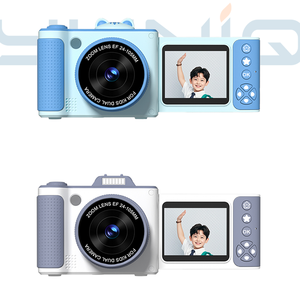 กล้องวิดีโอ Yuniq 1080P สำหรับเด็กอายุ 7-12 ปี หน้าจอพลิกเซลฟี่ขนาด 2.4 นิ้ว ความละเอียด 48MP ซูม 8 เท่า ไฟ LED สเตอริโอ แบตเตอรี่ 600mAh รุ่น S6 กล้องสไตล์วินเทจยอดนิยม - Product Image 1