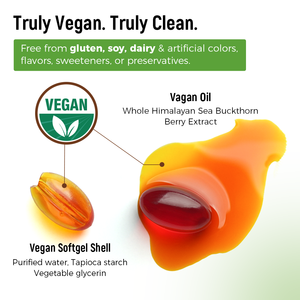 Cápsulas de Aceite de Espino Amarillo Orgánico Laicuherb, Suplemento Dietético Vegano para Adultos, Rico en Omega 7 y 9 para un Apoyo Equilibrado de Ácidos Grasos - Product Image 4