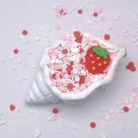 1000g all'ingrosso frutta fragola giocattoli fai da te per bambini adesivi Scrapbooking fogli di argilla morbida fai da te artigianato per bambini progetti d'arte