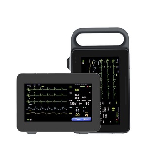 Moniteur ECG portable sans fil de qualité supérieure, écran LCD 7 pouces, alimenté par batterie, dispositif de surveillance des patients - Product Image 1