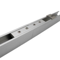Support de montage solaire GTERGY GT-RL 02 en aluminium anodisé, rail en acier inoxydable de 3 m, garantie 12 ans, durable 25 ans, résistant au vent de 130 mph