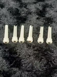 Venta al por mayor: Pernos de puente de guitarra de hueso genuino de primera calidad con punto de concha, clavijas de cuerda para guitarra acústica/folk, piezas de repuesto mejoradas. - Product Image 5
