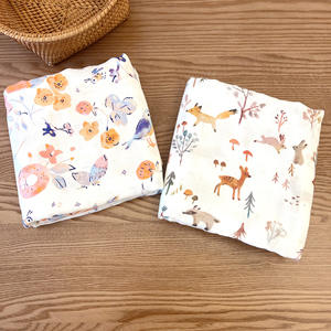 Nouvelle serviette d'emmaillotage pour bébé printemps-été 2026, fine gaze de coton de bambou, 120x120cm, paquet pour salle d'accouchement, housse simple - Product Image 3
