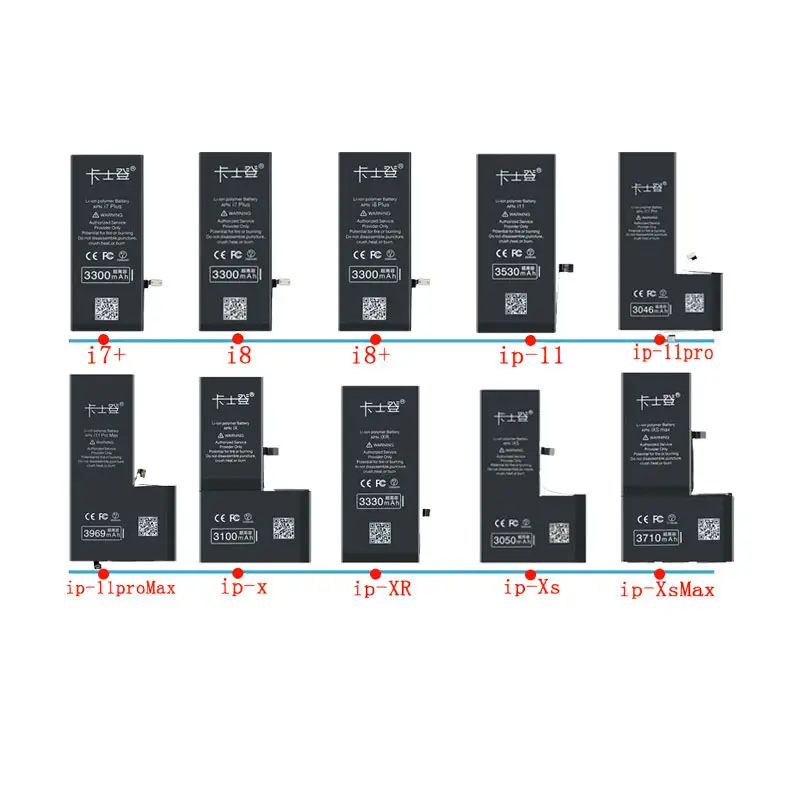 Batterie Telephone Desay Apple Smart Phone Battery For Iphone 4s 5C 11 7 8 se Xr 6 X Battery Orignal Call Oem High capacity